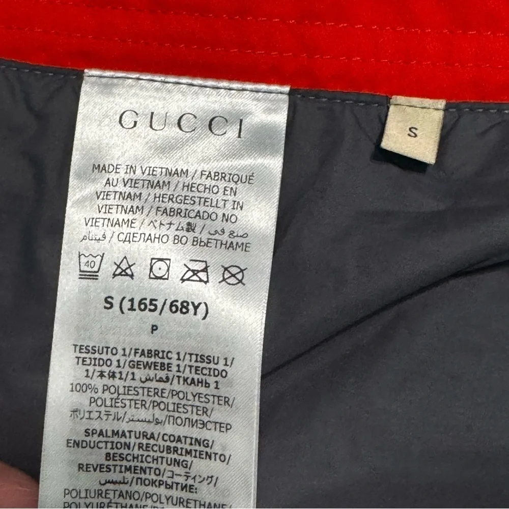 Gucci x The North Face Vibrant Orange & Black Men’s Joggers
